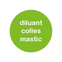 Diluant, colles, mastics