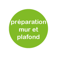 La préparation mur et plafond