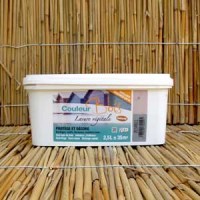 Lasure végétale teintée pour le bois
